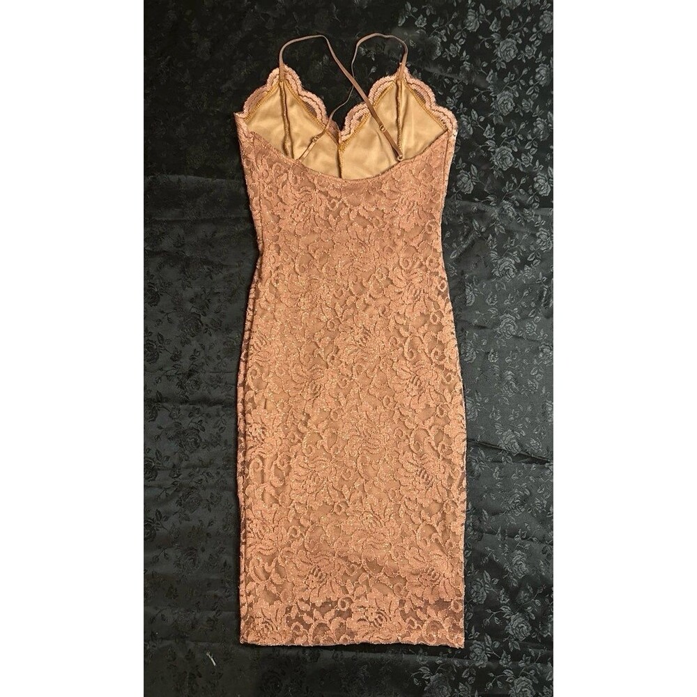 Sparkly tan dress - Picture 3 of 3